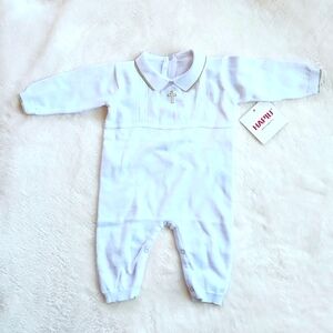 HAPIU Baby Boy Christening Onesie, Sz 6 Months